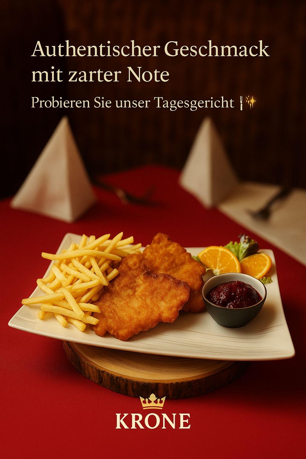 Schnitzel mit Pommes